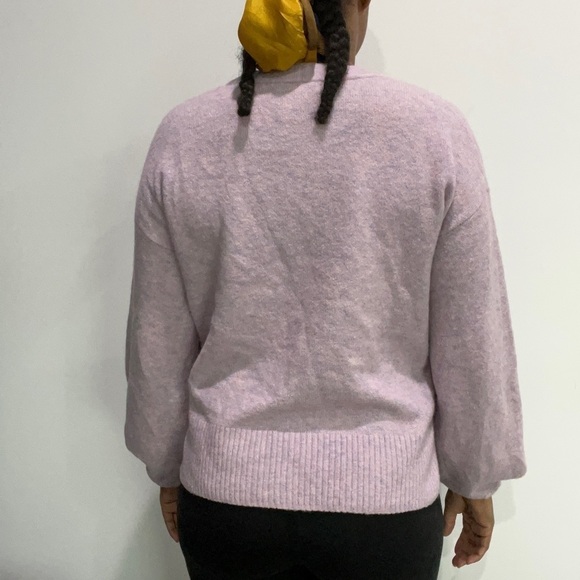 Madewell Round Neck Lavender Sweater Sz XXS - Picture 7 of 7